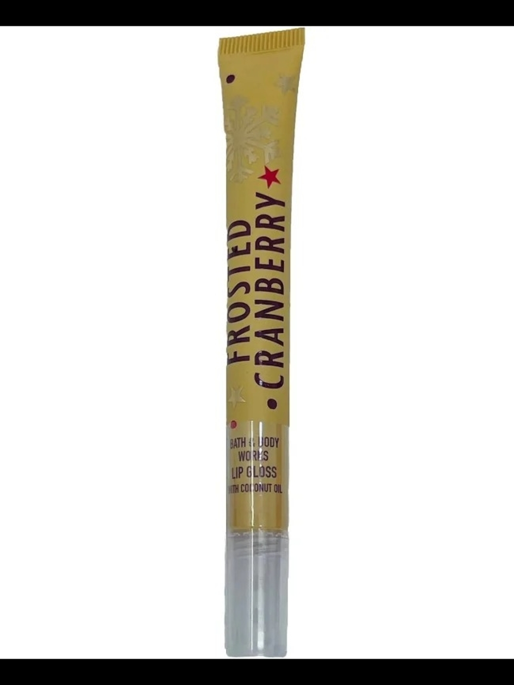 Bath & Body Works Frosted Cranberry Lip Gloss - Yellow Tube